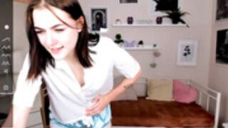 venera_reid 211112 new shy girl, downblouse, titty peek