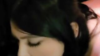 Lusty BJ and Doggy creampie