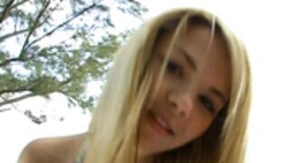 Ashlynn Brooke Handjob at the Beach