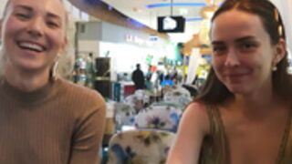 2 hotties from neighborhood restaurant