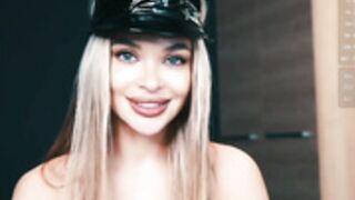 slemgem Blonde Policewoman's Uniform Fingering