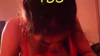 Anabella galeano blowjob in Christmas