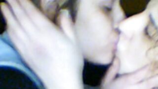 Girls makeout and get caught by boyfriend