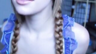 GingerPeach Emblu Dildo Blowjob