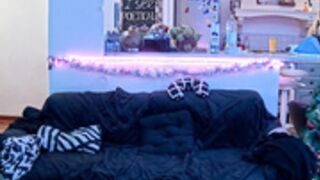 Masha invites another guest and have sex and blowjob