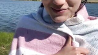kistochkaa omg ukrainian in the river