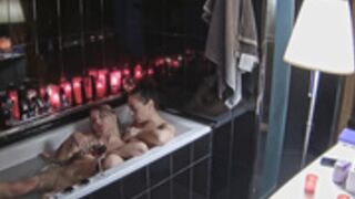 Fiora and Harley romantic bath