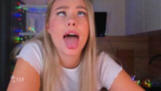 8a8y's facial cumshots first then topless, bra, panties