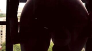 Kait3kat - dildo against window