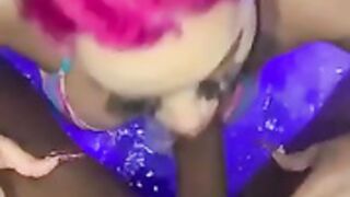 Throat Goat Doing her