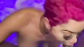 Throat Goat Doing her