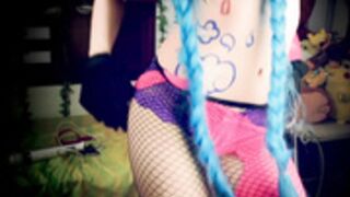 Pitykitty: League of Legends Jinx Quick Cum
