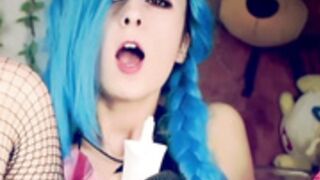 Pitykitty: League of Legends Jinx Quick Cum