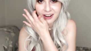 Nerdy Gamergirl So GLAD for Her BIGGEST CREAMPIE Ever!