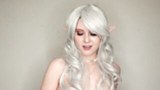 Nerdy Gamergirl So GLAD for Her BIGGEST CREAMPIE Ever!
