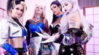 Octokuro,purplebitch,leah meow and siasiberia Kda