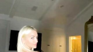 Lindsey Pelas - live teasing, nip slip, see thru 01