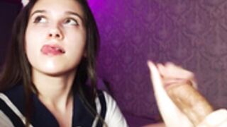 vrchan chaturbate blowjob and cumshot