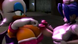 Rouge, Valentine's & Midna Futa