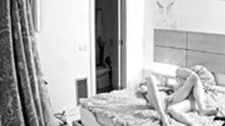 Mila and Radislava kiss, get excited, rub and lick