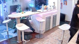 Masha is kissed on the tits