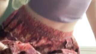 Rubbing and warming up by a Window