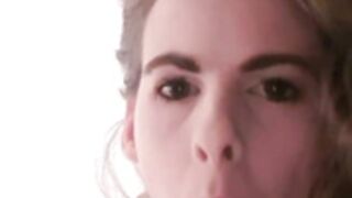 mel tongue sucking banana