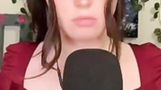 Quantum ASMR Youtube/Twitch Rubbing Her Milkers 4 ASMR