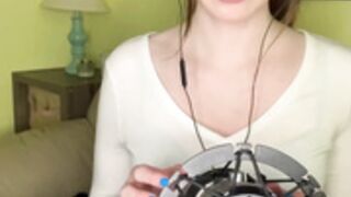 Quantum ASMR Youtube/Twitch Prepping Her Milkers 4 ASMR