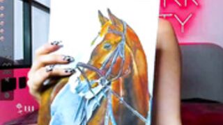 NikaWayler is Definately not a horse, a skinny Whale
