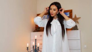 SwannaBelle in white