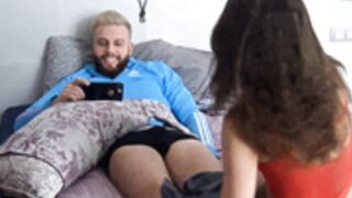 Loraine sucks her boyfriend's cock 2