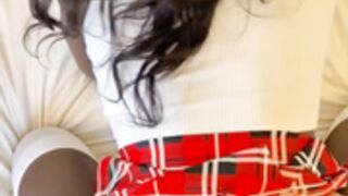 Amirawest OF Black Schoolgirl Creampie