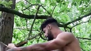 Lillie and Rome outdoor sex