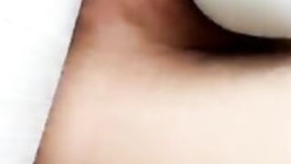 Rainey James ballgag vibrator cumshow