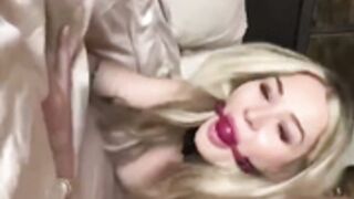 Heidi Grey ballgag fucked from behind