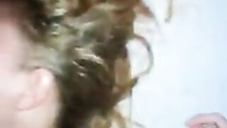 hungarian girl gets facial