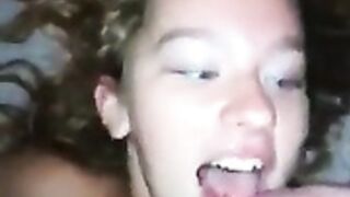 hungarian girl gets facial