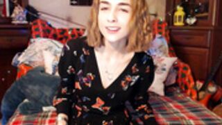 Olivia Clark. cutie undress to underwear