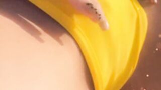 Emanuelly raquel suck dildo in the beach