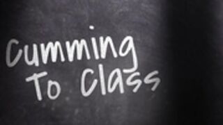 JenniferWhite in Cumming To Class