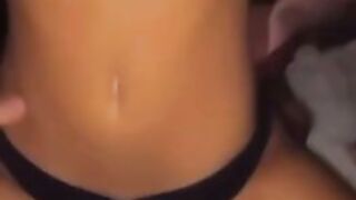 SierraSkye close to naked. Grinding and grabbing tits