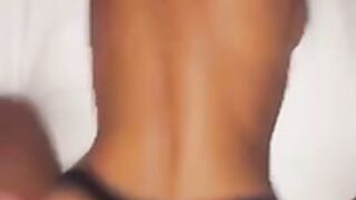 SierraSkye close to naked. Grinding and grabbing tits