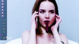 poses naked, Steel Snot running down her pretty nose