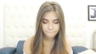 Carrie Cat pretty girl shows boobs