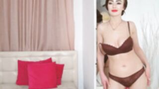 MeganieX - Stripteasing out of Brown Set