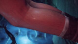 Lara Croft anal with tentacles