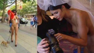 Micaela Schäfer - BTS Nude calendar 2013