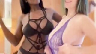 mady gio with friend