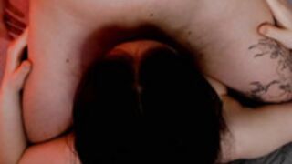 kuroteur katrin suck fuck cum on face and glasses